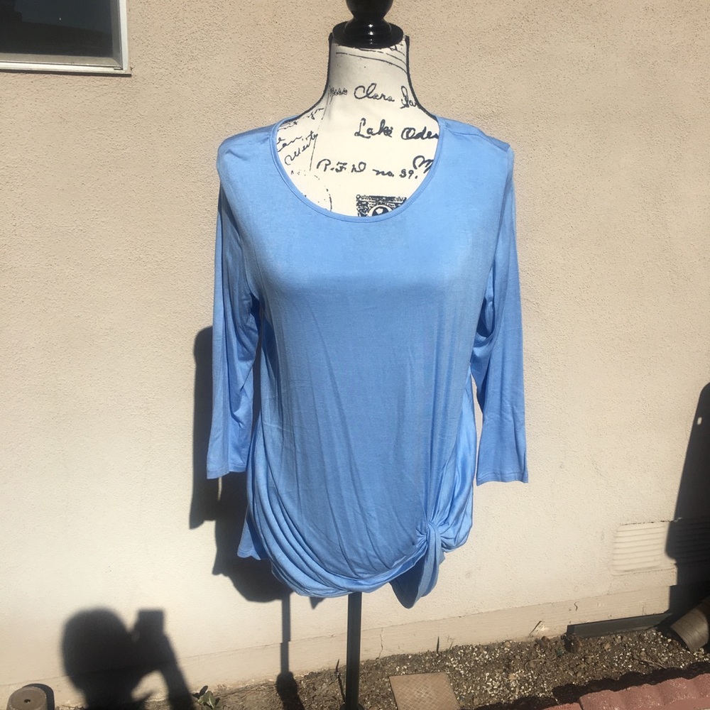🎉6XHP🎉 Knot Side 3/4 Sleeve Tunic